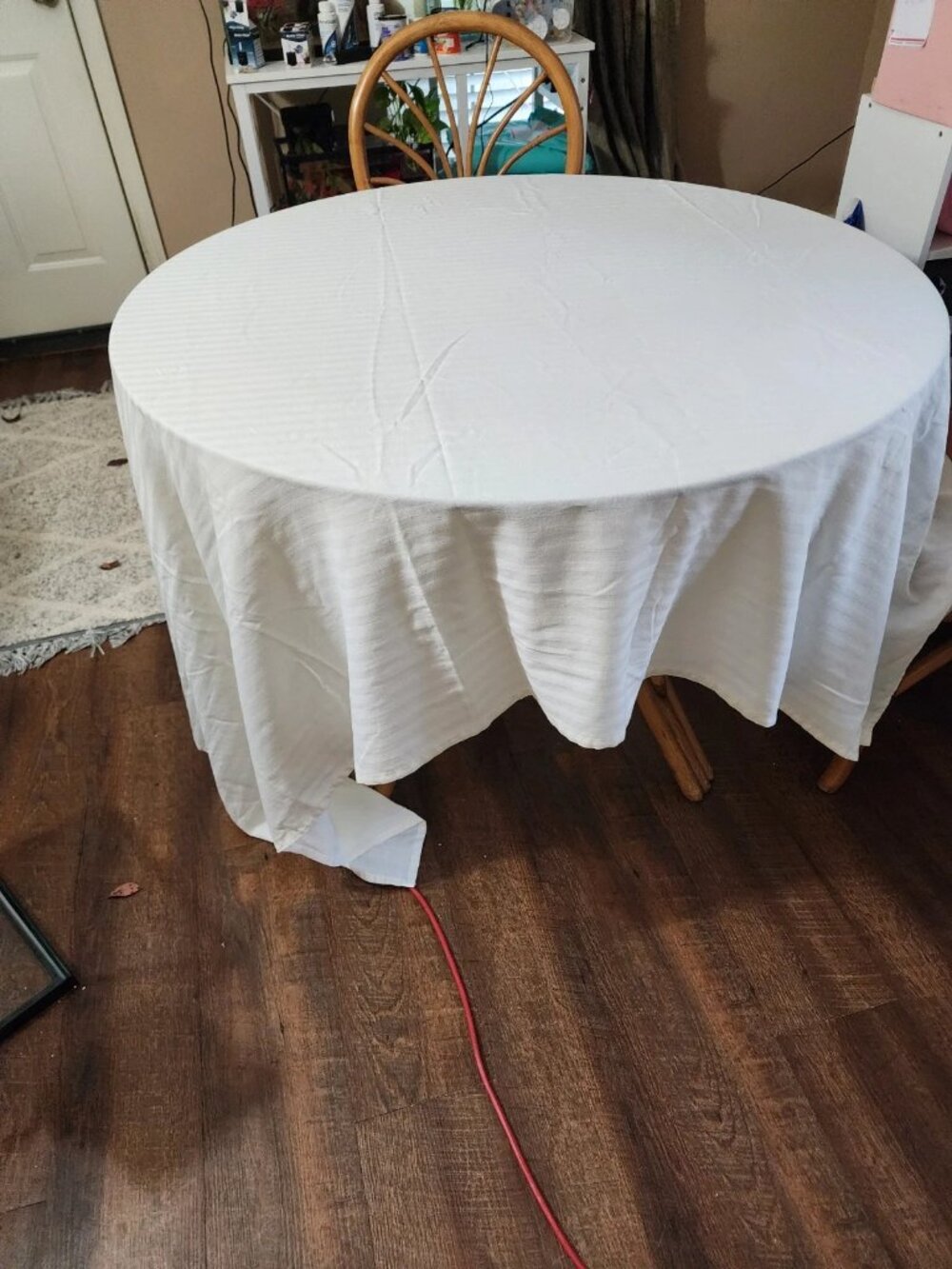 60 x 84 Off White Table Cloth